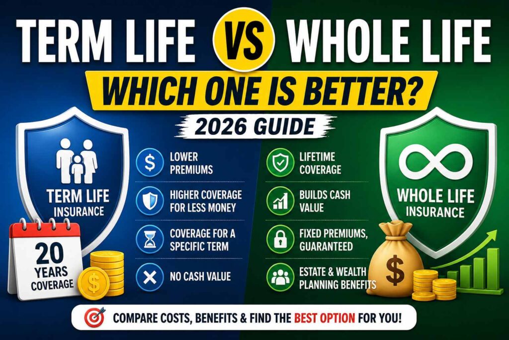 Term Life Insurance vs Whole Life Insurance